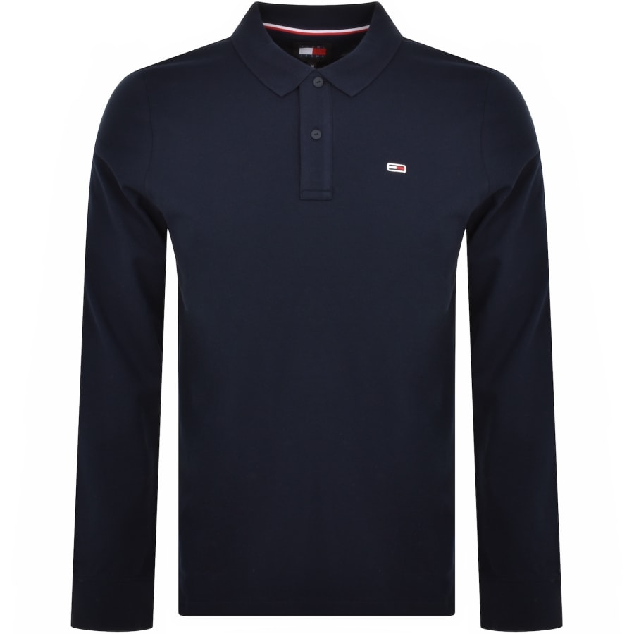 Tommy Jeans Slim Fit Polo T Shirt Navy male x Large